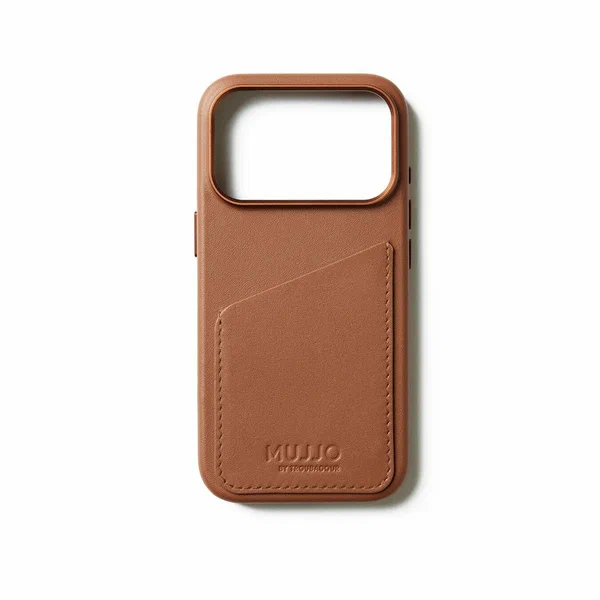 Чехол Mujjo Wallet Leather для iPhone 17 Pro Max, песочный