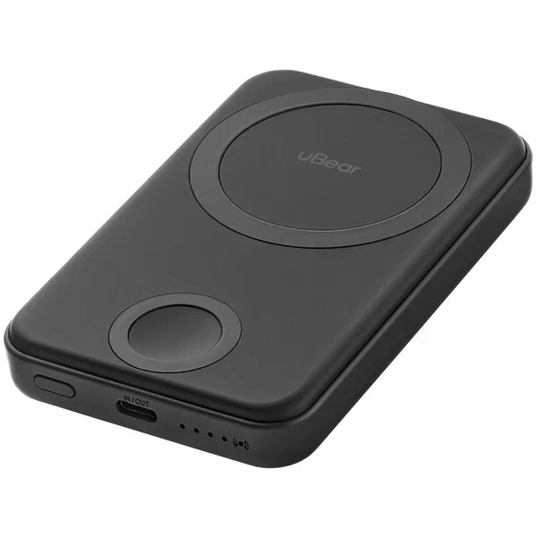 Внешний аккумулятор uBear Range MagSafe 6500mAh, черный